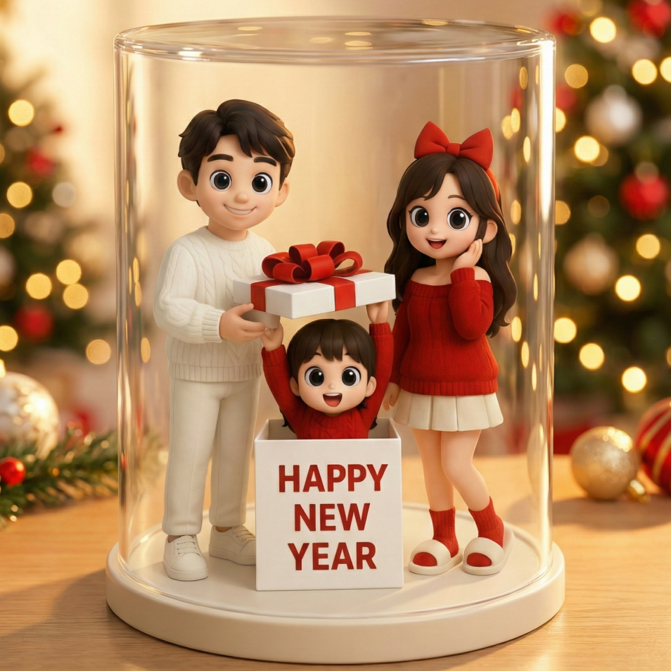 Cartoon figurines - ornaments