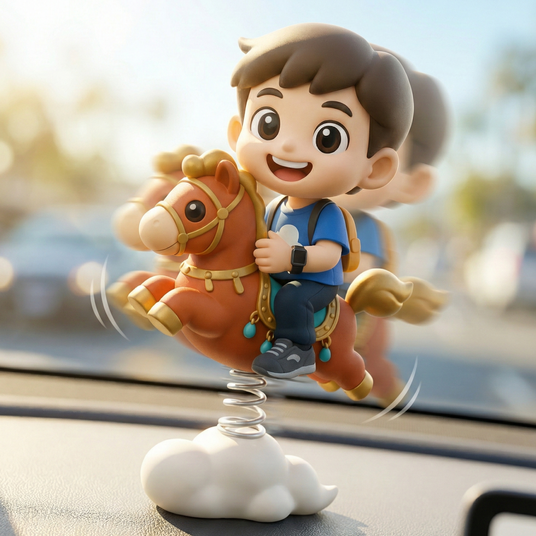 Cartoon figurines - creative ornaments
