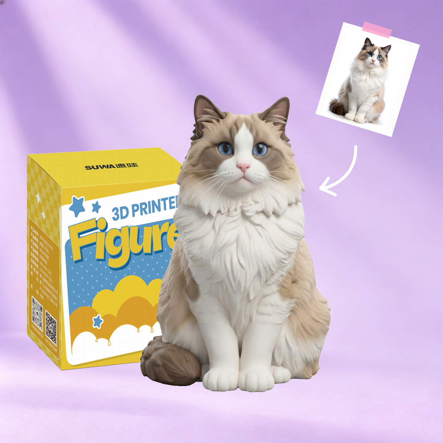 Customized pet cartoon figurines