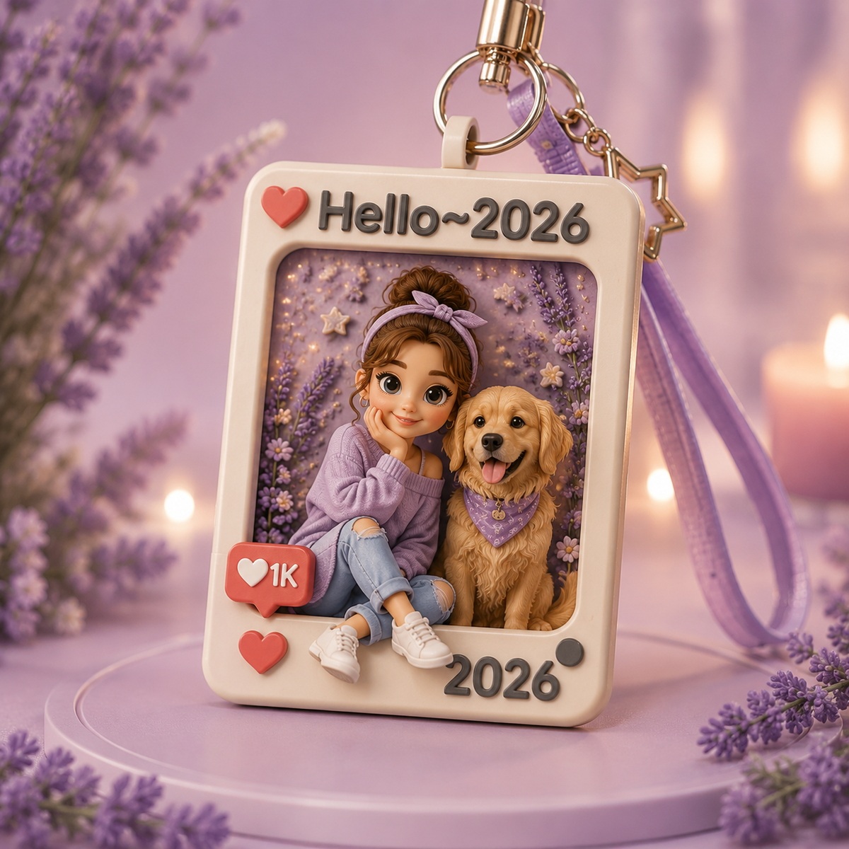 Personalized Photo Charm — Custom Frame Figurine Keepsake