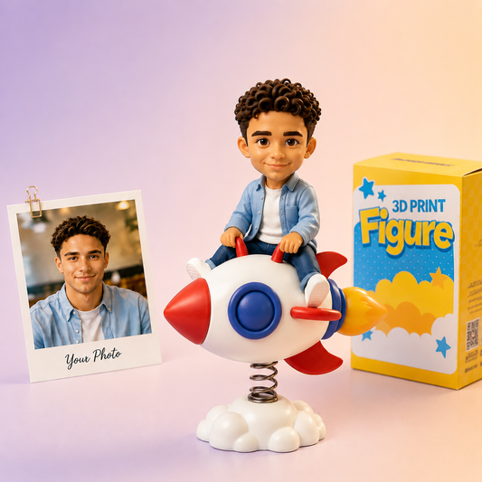 Custom Bobblehead — Personalized Wobble Figurine from Photo