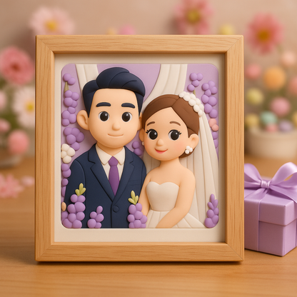 Personalized 3D Sculpture — Custom Relief Keepsake from Photo